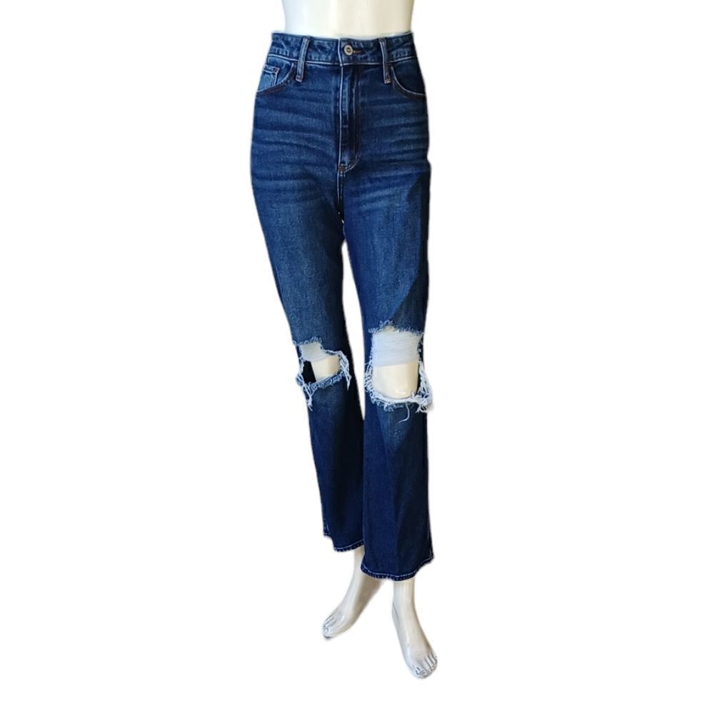 69654...Hollister Straight leg Jeans Size 0S, W24 W29, 10"Rise